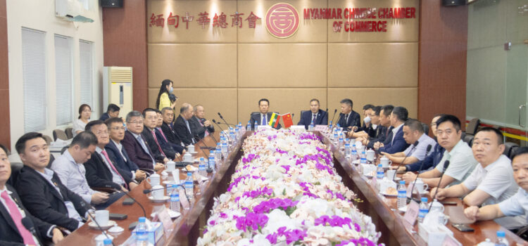 湖南省工商联代表团拜访缅甸中华总商会     